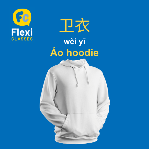 áo hoodie trong tiếng trung