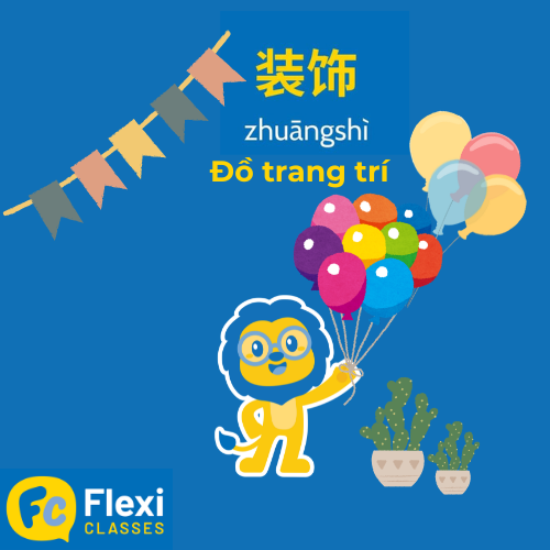 trang trí lễ phục sinh tiếng Trung - đồ trang trí