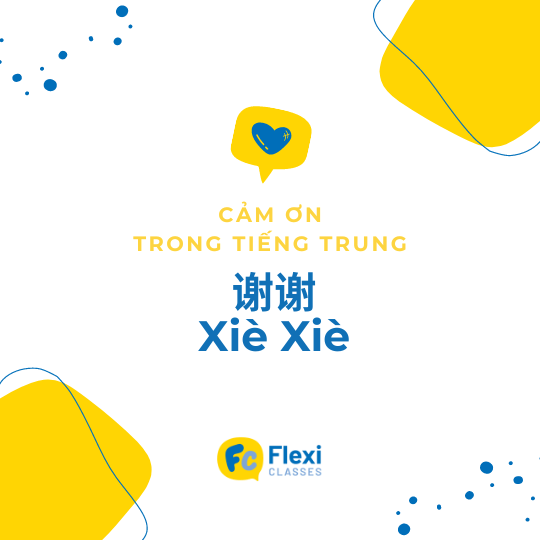 cảm ơn trong tiếng trung
xie xie trong tiếng trung