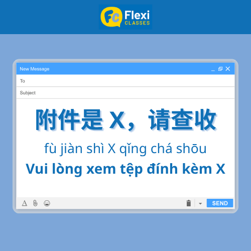 mẫu câu email tiếng Trung cơ bản cho người đi làm 