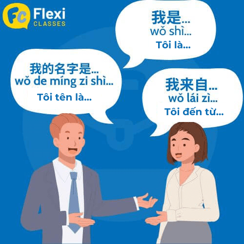 mẫu câu về giao tiếp xã giao tiếng trung