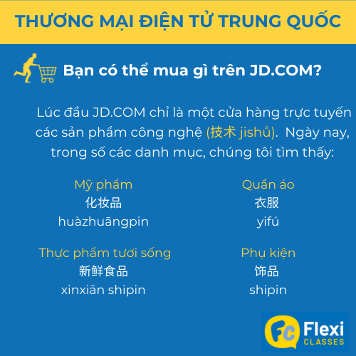 Bạn có thể mua gì trên JD.Com