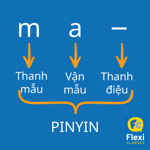 cấu tạo bảng pinyin tiếng Trung