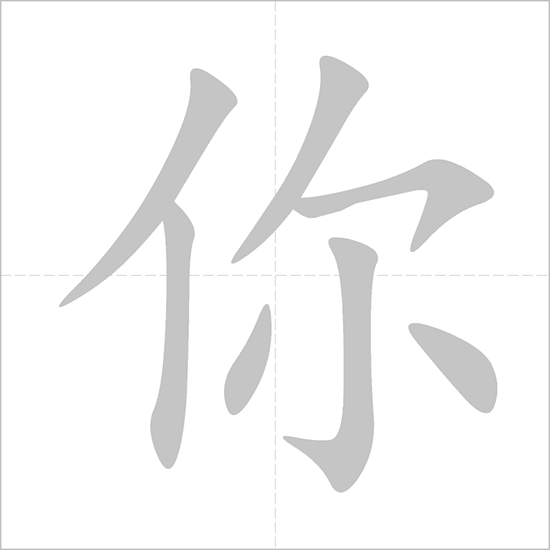 cách viết wo ai ni