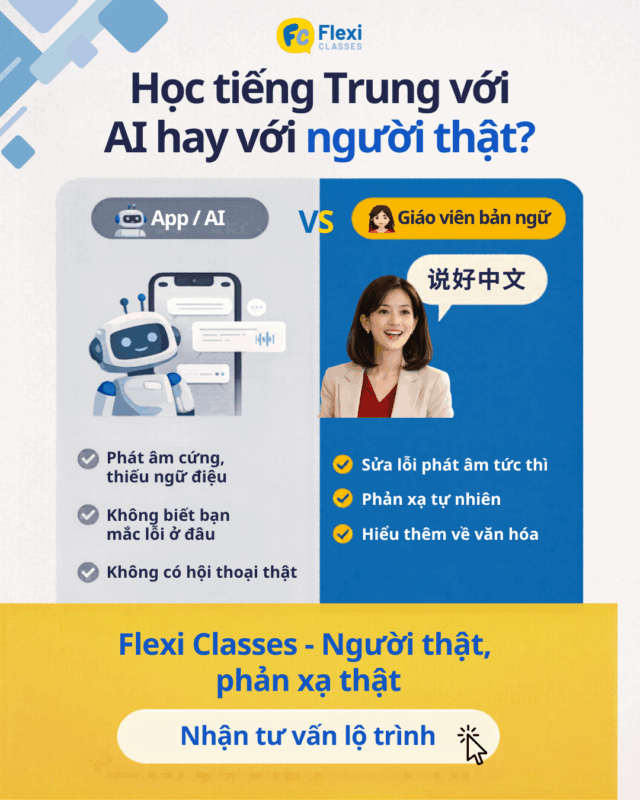 So sánh tự học tiếng Trung bằng app và học với giáo viên bản ngữ online