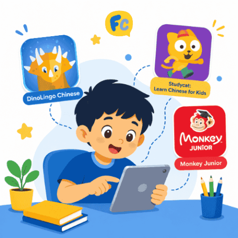 các app học tiếng Trung phù hợp với trẻ độ tuổi từ 6 đến 8 tuổi