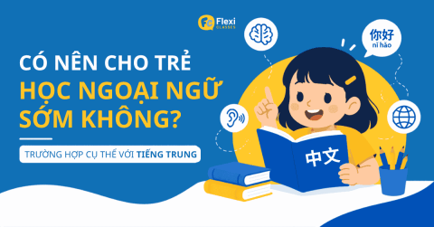 Trẻ em vui vẻ học tiếng Trung song song với tiếng Việt