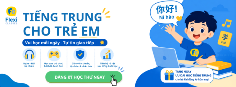 khóa học tiếng Trung online cho trẻ em và thiếu niên
