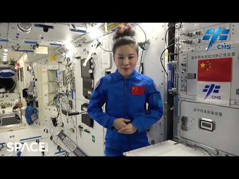 Chinese astronaut delivers International Women's Day message from space