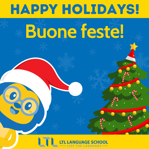 happy holidays in Italian