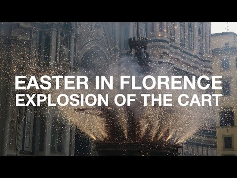 SCOPPIO DEL CARRO (Explosion of the Cart) | Easter in Florence, Italy: