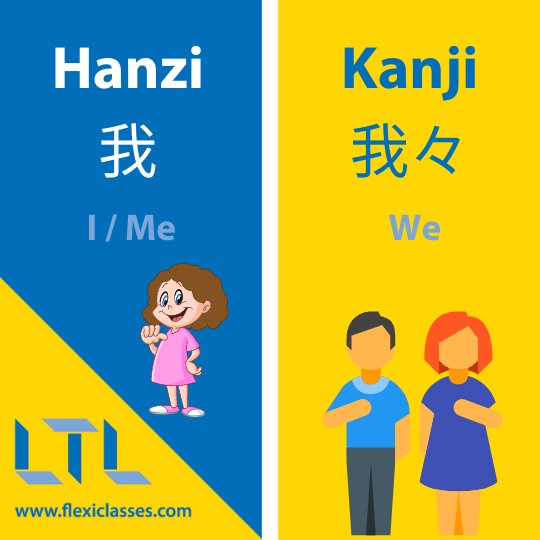Hanzi vs Kanji