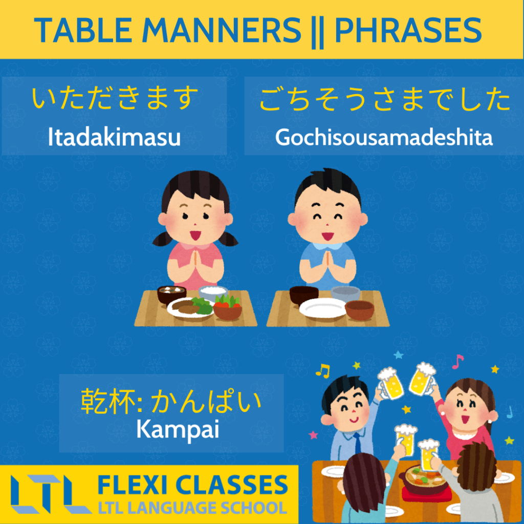 Japanese Table Manners (& Taboos) || Level ☆-