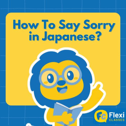 How To Say Sorry In Japanese