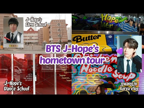 J-HOPE WAS HERE!! BTS J-Hope’s Hometown: Gwangju, South Korea vlog! BTS (방탄소년단) Hometown Tour 💜