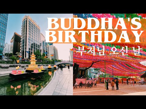 How to celebrate BUDDHA'S BIRTHDAY in KOREA 🥳 부처님 오신 날 2021
