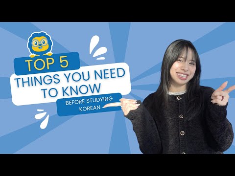 TOP 5 Things You Need To Know Before Studying Korean || The Best Guide For Beginners