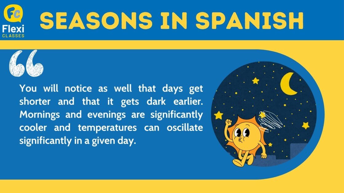 Seasons in Spanish