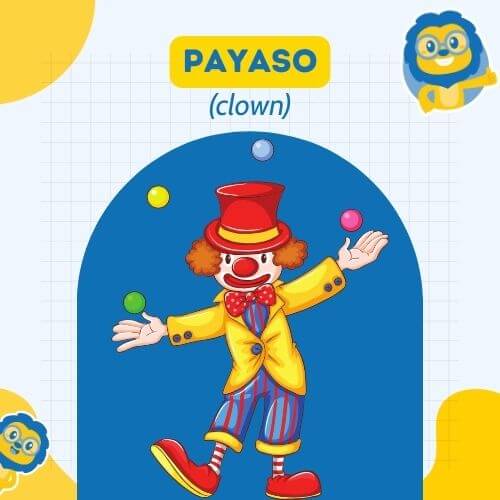 y-in-spanish - clown in Spanish