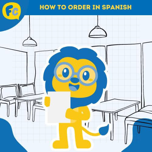 how to order in spanish 