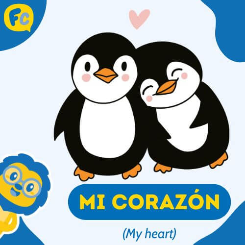 Nicknames in Spanish - mi corazon