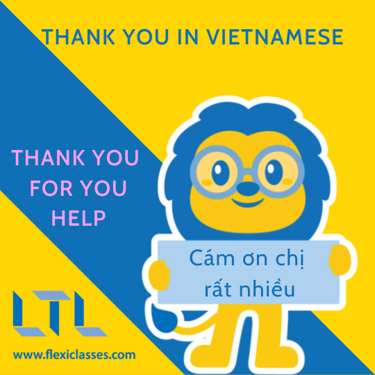 How to say Thank You in Vietnamese