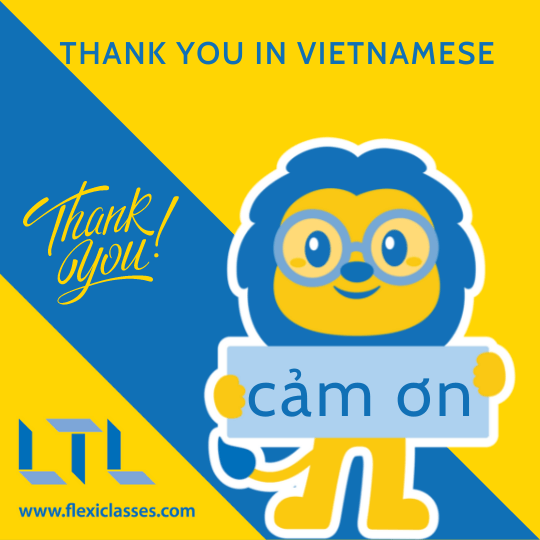 Saying thank you in Vietnamese