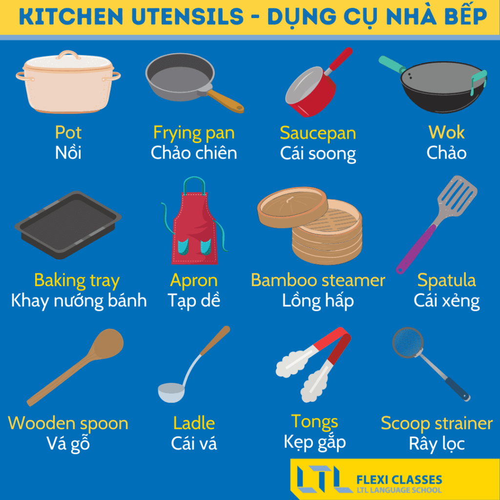 Kitchen Utensils in Vietnam