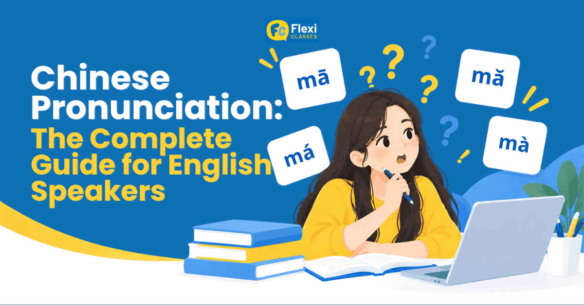 Learner practising Mandarin pronunciation 