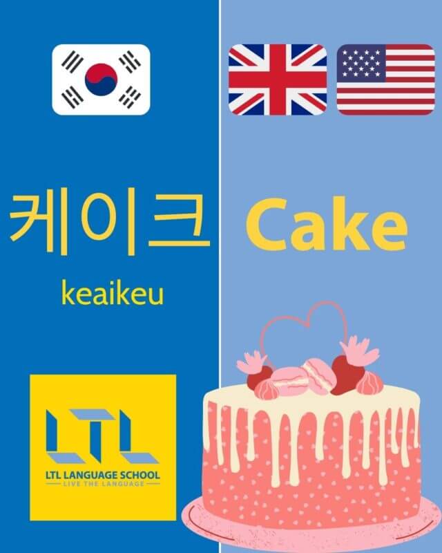 Korean Loanwords - Cake
