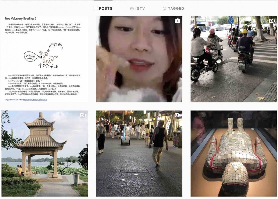 Learn Chinese using Instagram